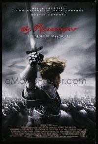 8w554 MESSENGER DS 1sh '99 directed by Luc Besson, Milla Jovovich as Joan of Arc in battle!