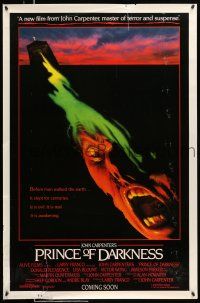 8w623 PRINCE OF DARKNESS advance 1sh '87 John Carpenter, it is evil and it is real, horror image!