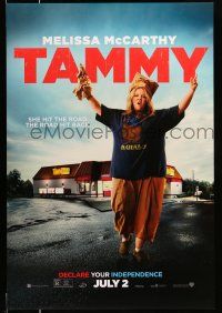 8w762 TAMMY teaser DS 1sh '14 Melissa McCarthy hits the road in title role