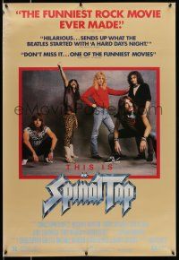 8w780 THIS IS SPINAL TAP 1sh '84 Rob Reiner heavy metal rock & roll cult classic!