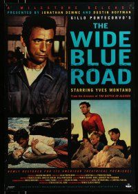8w838 WIDE BLUE ROAD 1sh '01 Yves Montand, Gillo Pontecorvo, La Grande strada azzurra