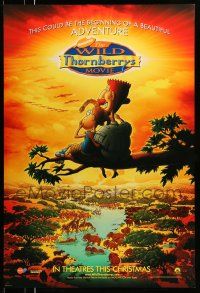 8w839 WILD THORNBERRYS MOVIE heavy stock teaser 1sh '02 Lacey Chabert, Kane, Tim Curry, Nickelodeon!