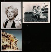 8x004 LOT OF 3 COLOR AND BLACK & WHITE MARILYN MONROE AND JOHN F. KENNEDY REPRO STILLS '90s cool!