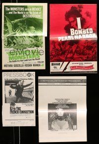 8x109 LOT OF 22 CUT PRESSBOOKS AND PRESSBOOK SUPPLEMENTS '50s-70s great advertising images!