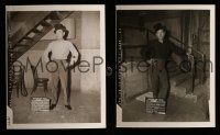 8x273 LOT OF 2 TORCH SONG WARDROBE TEST 4x5 PHOTOS '53 Charles Walters testing his costumes!