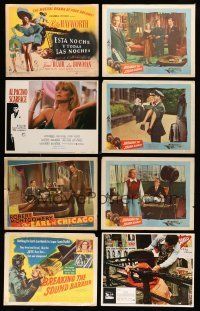 8x171 LOT OF 30 TITLE CARDS, SCENE CARDS AND COLOR 11X14 STILLS '40s-90s great images & artwork!