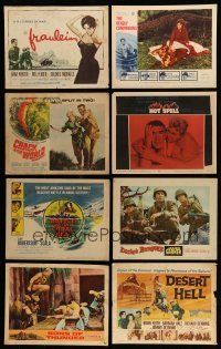 8x178 LOT OF 20 LOBBY CARD SETS OF 8 '55 - '65 containing 160 scenes from a variety of movies!