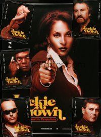 8x232 LOT OF 6 UNFOLDED DOUBLE-SIDED TEASER JACKIE BROWN FRENCH ONE-PANELS '97 star portraits!