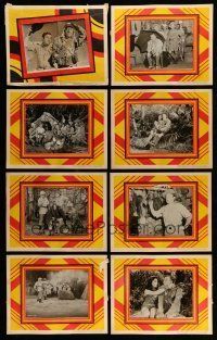 8x267 LOT OF 24 JUNGLE GENTS 8x10 STILLS ATTACHED TO STOCK BACKGROUNDS '54 Bowery Boys!