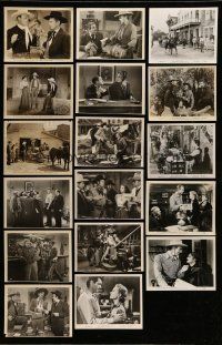 8x322 LOT OF 62 COWBOY WESTERN 8x10 STILLS '40s-50s great scenes from cowboy movies!