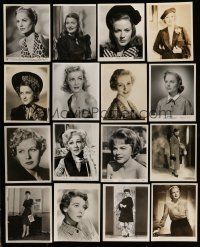 8x347 LOT OF 40 FEMALE PORTRAIT 8X10 STILLS '40s-90s great images of beautiful actresses!
