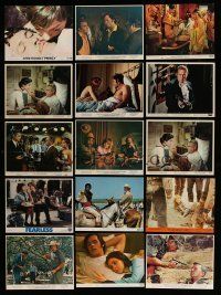 8x351 LOT OF 38 COLOR 8X10 STILLS AND MINI LCS '50s-70s great scenes from a variety of movies!