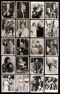 8x355 LOT OF 34 8X10 TV STILLS WITH PRINTED SNIPES '60s-90s a variety of great television scenes!