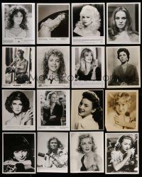 8x358 LOT OF 32 FEMALE PORTRAIT 8X10 STILLS '40s-90s great images of beautiful actresses!