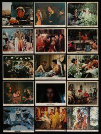 8x359 LOT OF 32 COLOR 8X10 STILLS AND MINI LCS '50s-70s great scenes from a variety of movies!