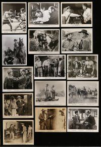 8x393 LOT OF 17 AUDIE MURPHY 8X10 STILLS '50s-60s great scenes from cowboy movies!