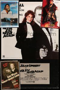 8x442 LOT OF 4 UNFOLDED SPECIAL POSTERS '70s-90s including two great James Bond images!