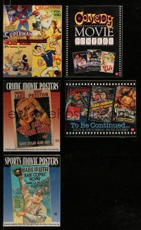 8x047 LOT OF 5 BRUCE HERSHENSON SOFTCOVER BOOKS '90s containing many full-color poster images!