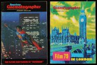 8x037 LOT OF 2 AMERICAN CINEMATOGRAPHER MAGAZINES '79 the filming of Superman + Film 79 in London