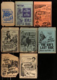 8x027 LOT OF 8 WESTERN TRADE ADS '40s Tex Ritter, Range Busters, Cisco Kid & more cowboys!
