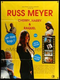 8y821 CHERRY, HARRY & RAQUEL French 1p R89 Russ Meyer, completely different images of sexy stars!