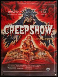 8y830 CREEPSHOW French 1p '83 Romero & King's tribute to E.C. Comics, best different art by Melki!