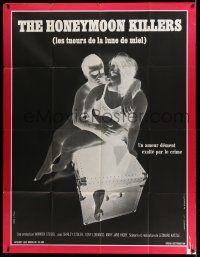 8y874 HONEYMOON KILLERS French 1p '71 different negative image of Shirley Stoler & Tony Lo Bianco!