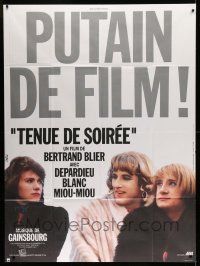 8y898 MENAGE French 1p '86 Bertrand Blier's Tenue de Soiree, Gerard Depardieu in drag, Miou-Miou