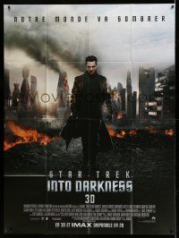 8y957 STAR TREK INTO DARKNESS French 1p '13 cool image Benedict Cumberbatch & city in ruins!