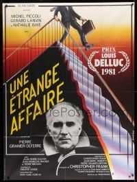8y959 STRANGE AFFAIR French 1p '81 Michel Piccoli, Gerard Lanvin, Nathalie Baye, Vincent Chaix art!