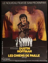 8y960 STRAW DOGS French 1p '72 Peckinpah, different image of Dustin Hoffman & Susan George!