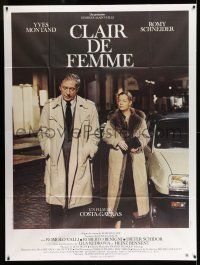 8y990 WOMANLIGHT French 1p '79 Yves Montand, Romy Schneider, Costa-Gavras' Clair de femme!