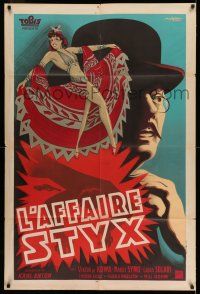 8y047 DIE SACHE MIT STYX French 32x47 '42 The Affairs of Styx, sexy art by Roger Jacquier!