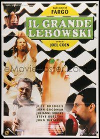 8y460 BIG LEBOWSKI Italian 1p '98 Coen Bros cult classic, Jeff Bridges, Julianne Moore, different!