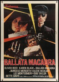 8y474 BURNT OFFERINGS Italian 1p '76 different image of Oliver Reed & Karen Black!