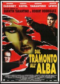 8y528 FROM DUSK TILL DAWN Italian 1p '96 George Clooney & Quentin Tarantino, vampires, different!