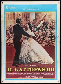 8y600 LEOPARD Italian 1p R70s Luchino Visconti's Il Gattopardo, art of Burt Lancaster & Cardinale!