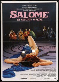 8y683 SALOME Italian 1p '86 different art of sexy Jo Champa in the title role, Oscar Wilde