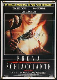 8y693 SHATTERED Italian 1p '92 different Cecchini art of Hoskins & Scacchi, Wolfgang Petersen!
