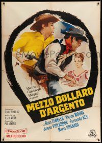 8y708 SON OF A GUNFIGHTER Italian 1p '66 Russ Tamblyn as Johnny Ketchum, Kieron Moore, western art!