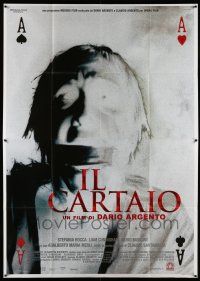 8y314 CARD PLAYER Italian 2p '04 Dario Argento's Il Cartaio, wild ace playing card image!