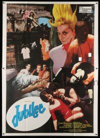 8y354 JUBILEE Italian 2p '77 Derek Jarman will excite your senses & terrify your soul, different!