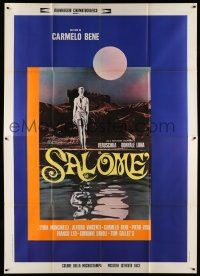 8y395 SALOME Italian 2p '72 Donyale Luna in the title role, based on the play by Oscar Wilde!