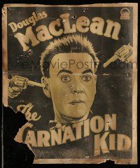 8y131 CARNATION KID WC '29 Douglas MacLean in mistaken identity thriller, wacky artwork!