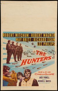 8y189 HUNTERS WC '58 Korean War jet pilot drama, Robert Mitchum & Robert Wagner, May Britt!