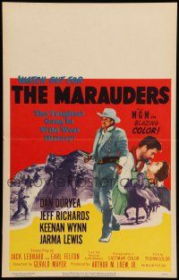 8y212 MARAUDERS WC '55 Dan Duryea and the toughest gang in Wild West history!
