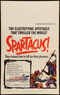8y260 SPARTACUS WC R67 classic Stanley Kubrick & Kirk Douglas epic, cool gladiator artwork!