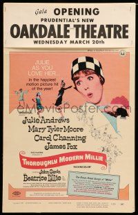 8y273 THOROUGHLY MODERN MILLIE WC '67 singing & dancing Julie Andrews as you love her!