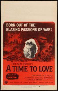8y277 TIME TO LOVE & A TIME TO DIE short title WC '58 a great love story by Erich Maria Remarque!