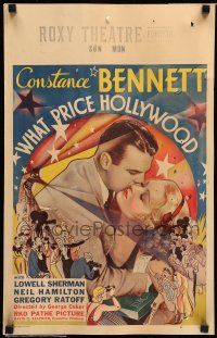 8y099 WHAT PRICE HOLLYWOOD WC '32 Constance Bennett in a story of the rise & fall of a movie star!